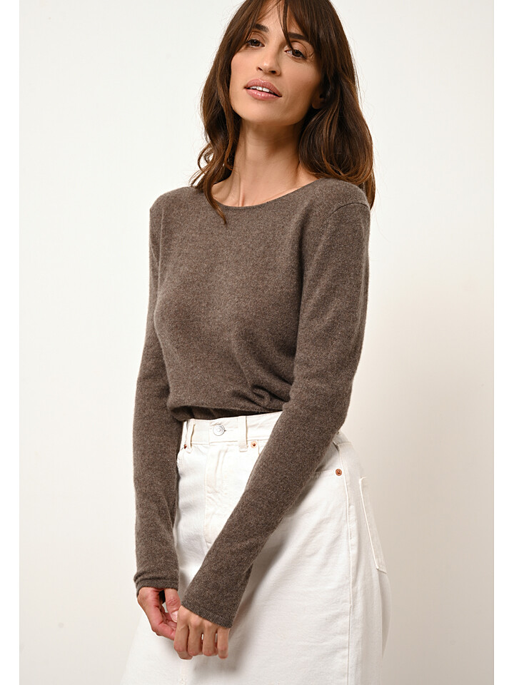 

Свитер Just Cashmere Kaschmir Vivian, коричневый