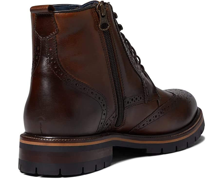 

Ботинки Cody Wing Tip Zip Boot Johnston & Murphy, коричневый