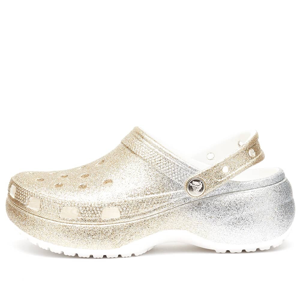 

Классические блестящие сабо с эффектом омбре Crocs