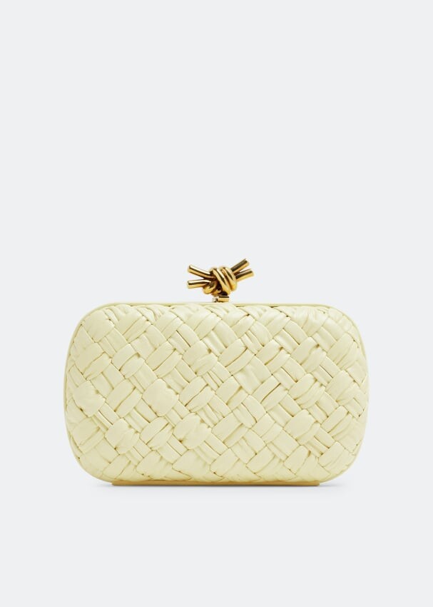 

Клатч BOTTEGA VENETA Knot Minaudiere clutch, желтый