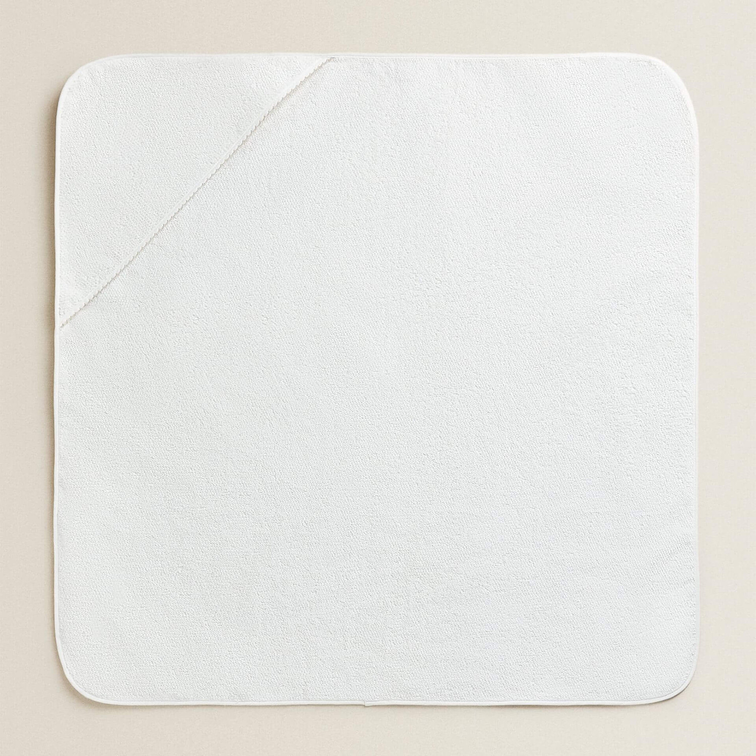 

Полотенце с уголком Zara Home With Trim Detail, белый