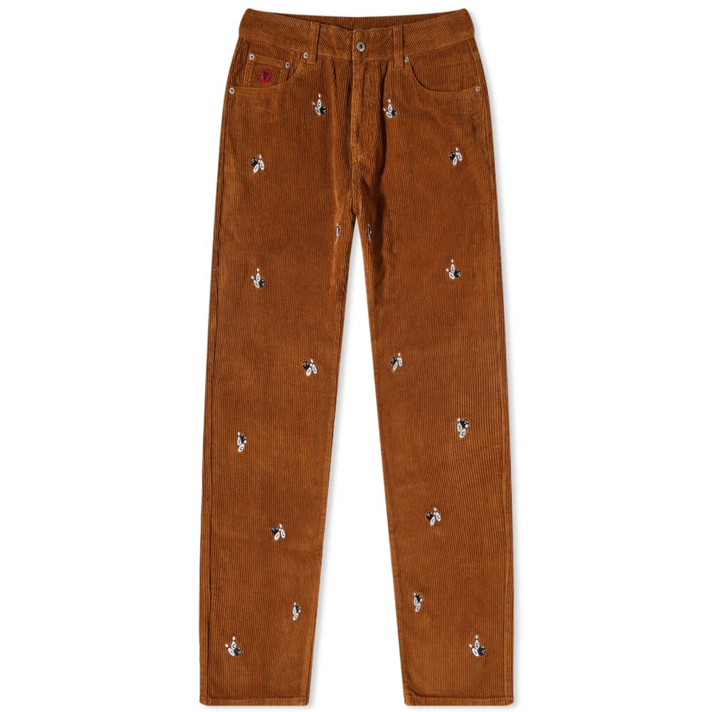 

Брюки ICECREAM Embroidered Corduroy Pants, Коричневый