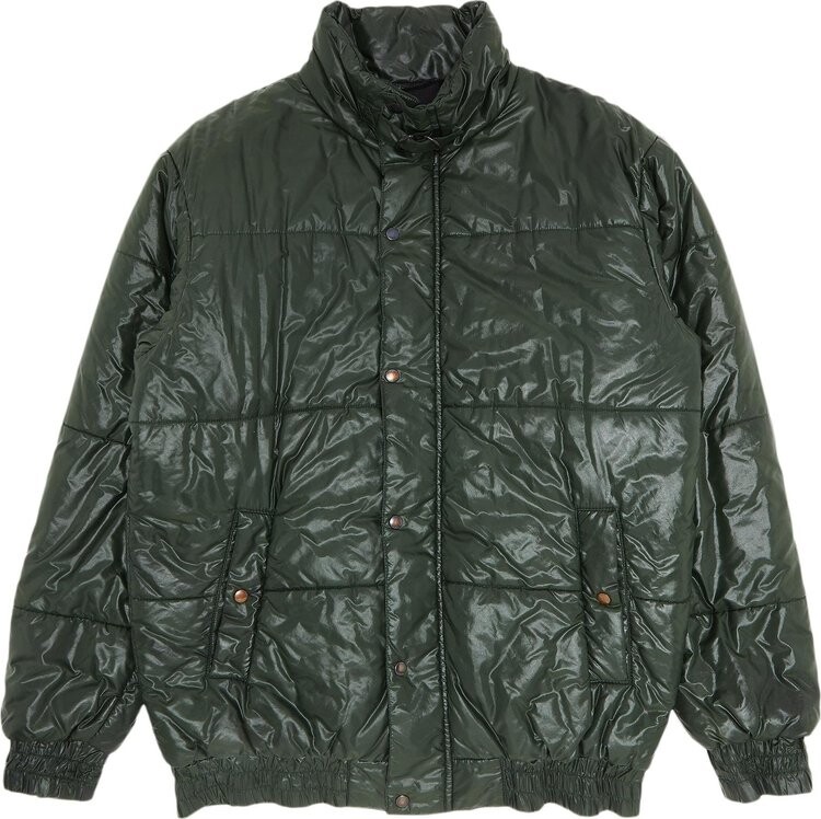

Пуховик Vintage Raf Simons Virgina Creeper Puffer Jacket 'Dark Green', зеленый