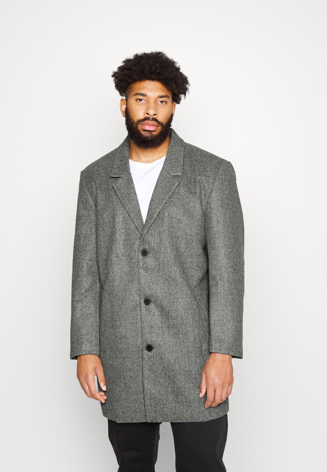 

Пальто короткое Jack & Jones, серый