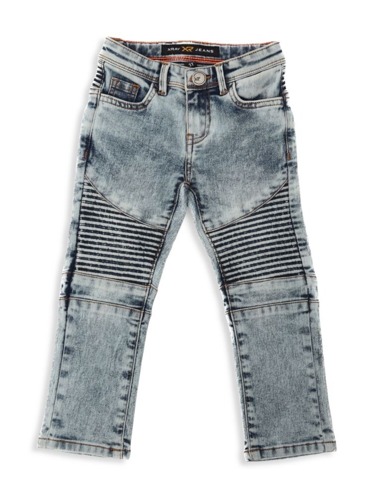 

Джинсы скинни Little Boy's Faded Moto X Ray, синий