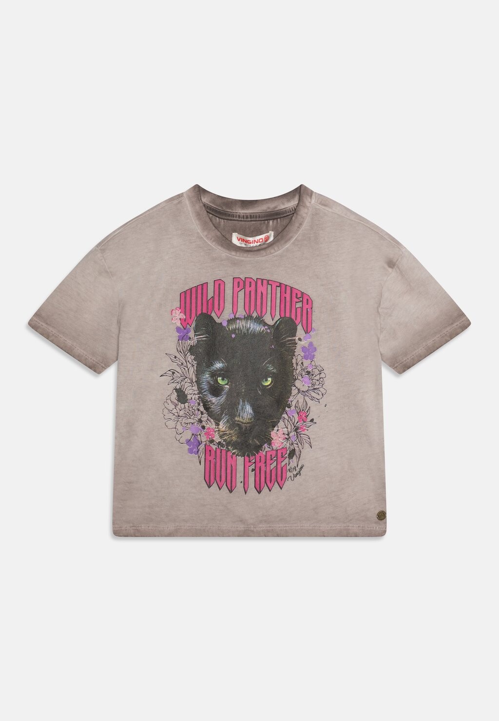 

Футболка с принтом Hannore Vingino, цвет purple grey