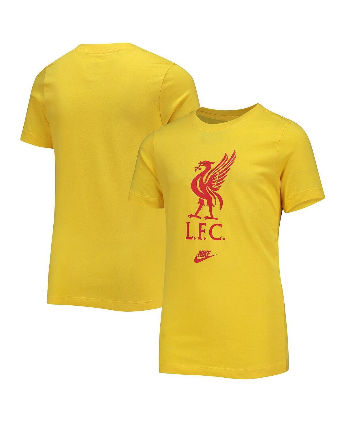 

Желтая футболка Big Boys Liverpool Futura Crest Nike