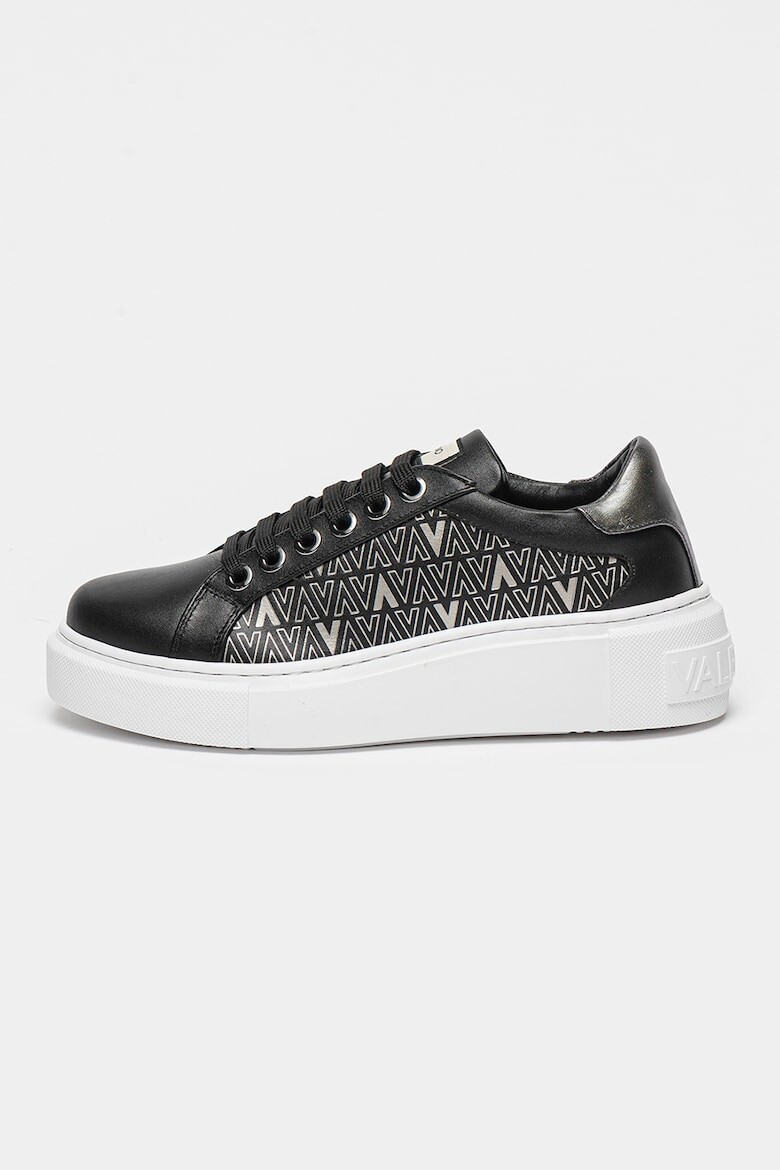 

Кожаные спортивные туфли с монограммой Valentino, черный