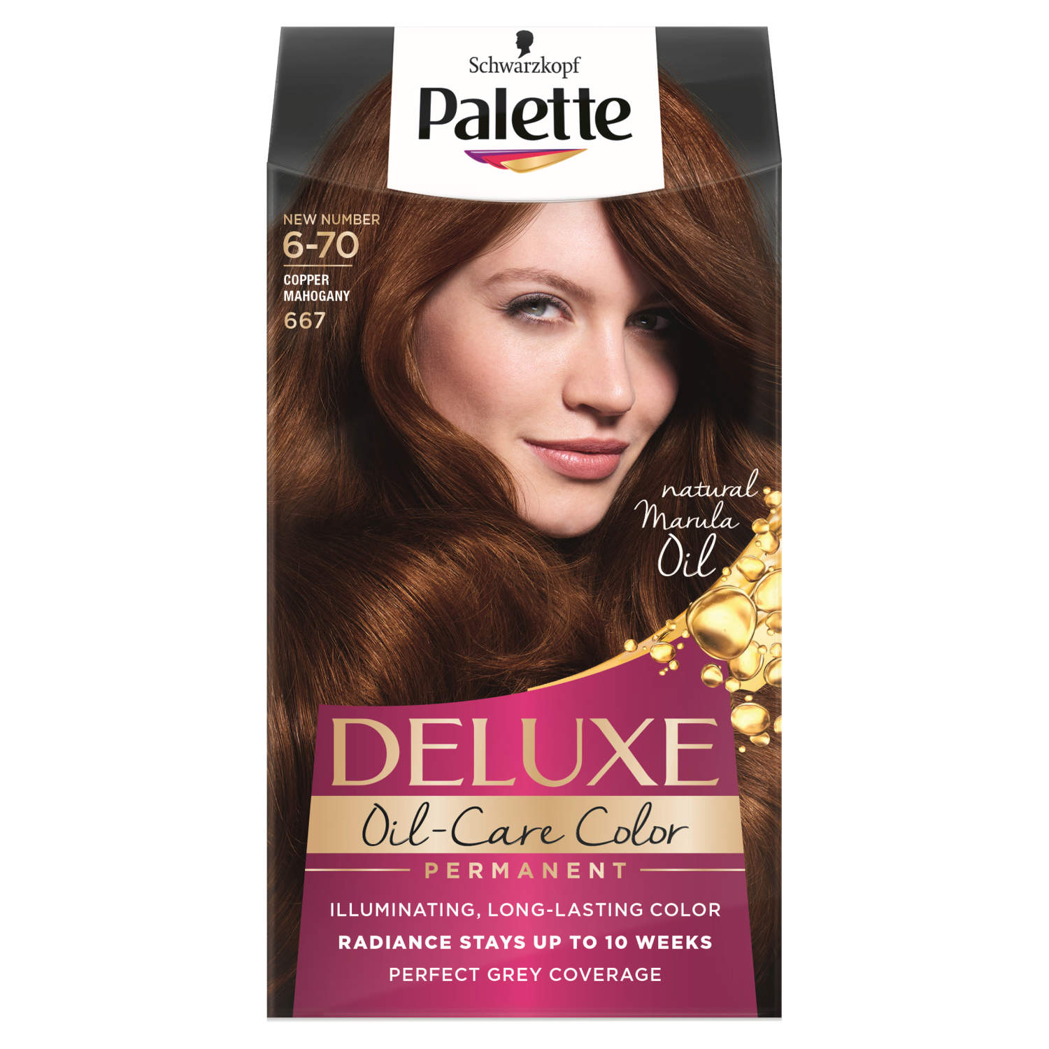 Palette Deluxe Oil-Care краска для волос 6-70 (667) красное дерево медь, 1  упаковка – купить из-за границы через сервис «CDEK.Shopping»