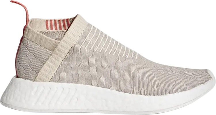 

Кроссовки Adidas Wmns NMD_R2 Primeknit 'Linen', кремовый, Бежевый