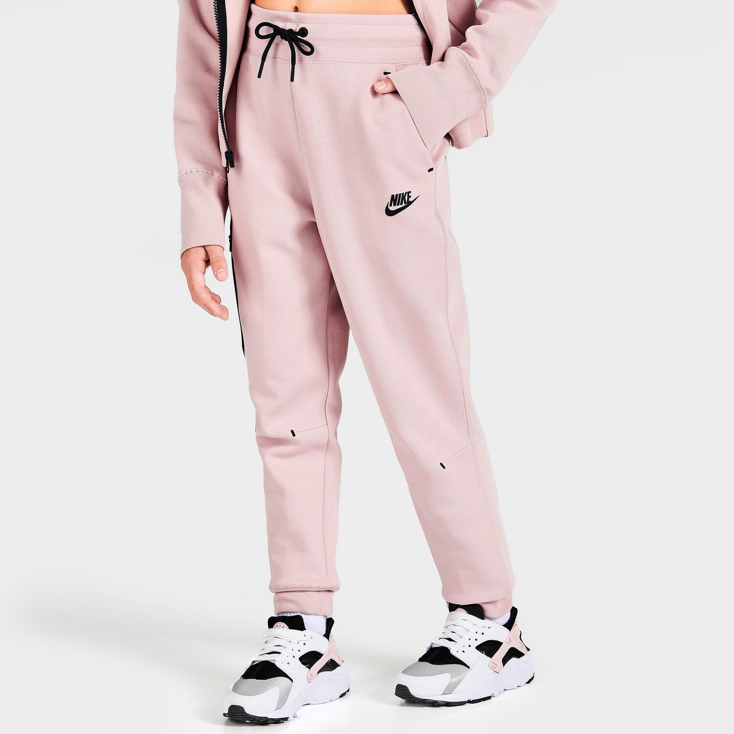 

Брюки-джоггеры Nike Sportswear Tech Fleece для девочек, розовый