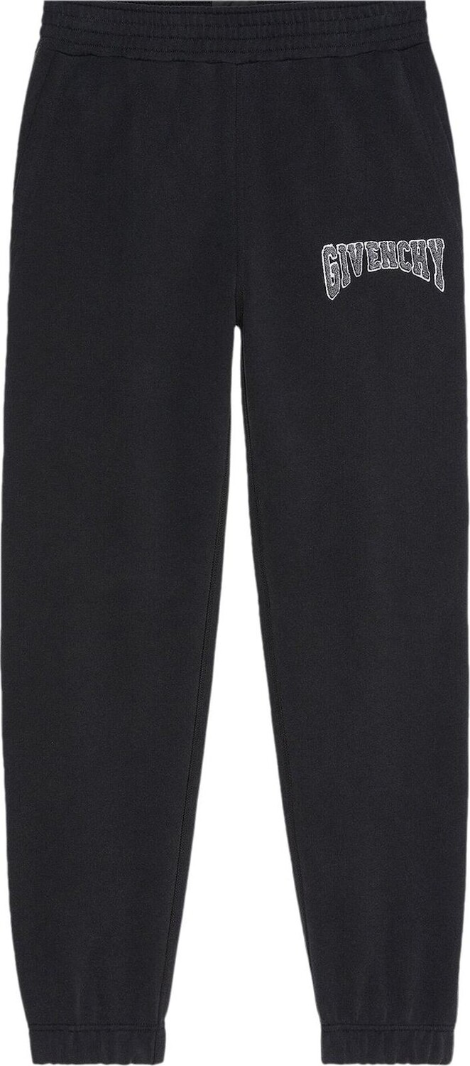 

Брюки для бега Givenchy Slim Fit Print Jogging 'Faded Black', черный