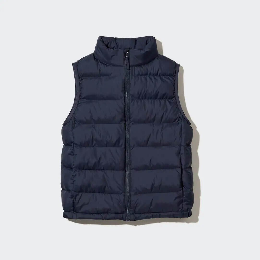 

Детский жилет Uniqlo Warm Padded Washable, синий