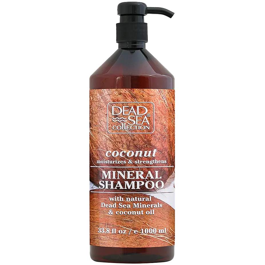 

Dead Sea Collection Coconut увлажняющий шампунь для волос с натуральными минералами Мертвого моря, 1000 мл