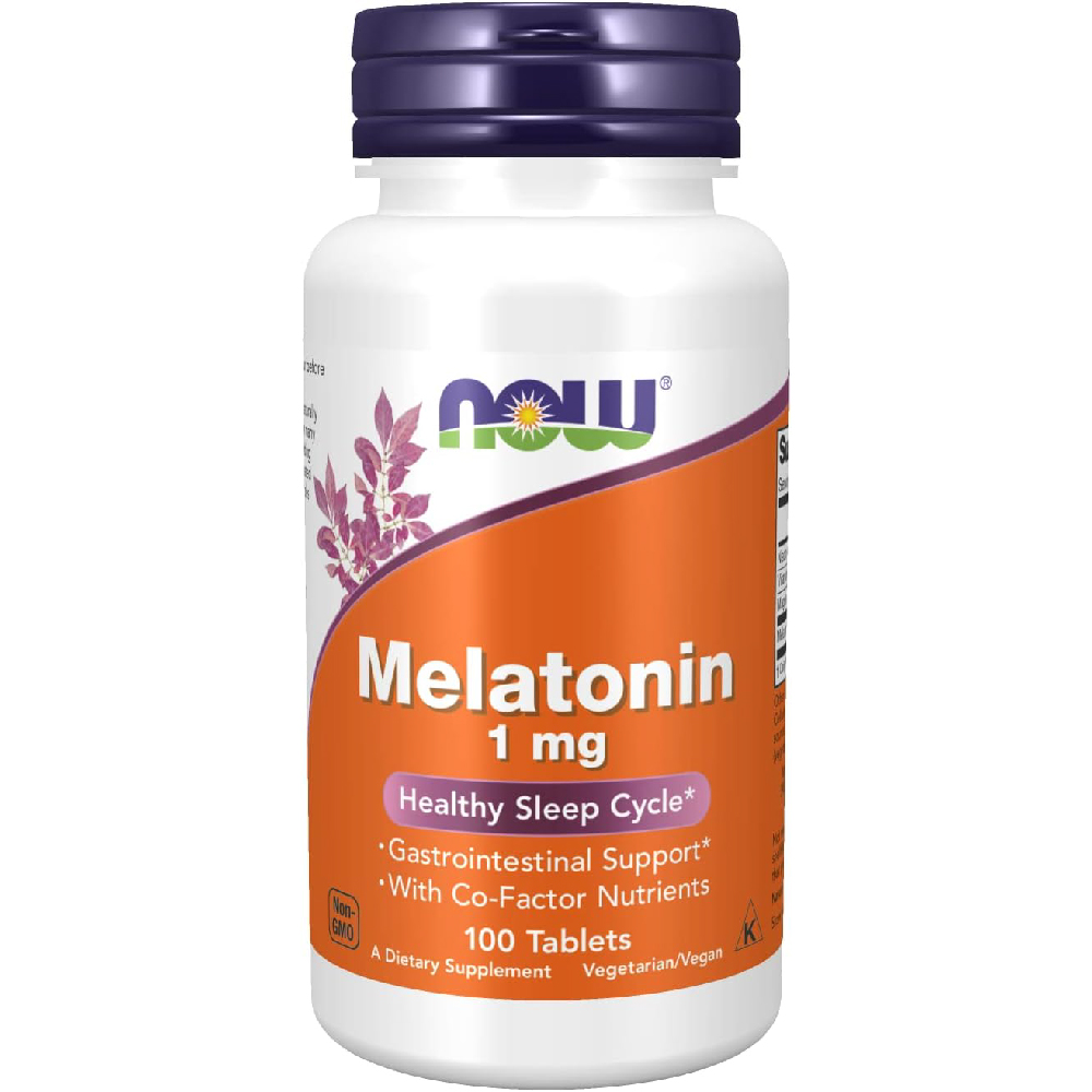 Мелатонин NOW Supplements 1 мг, 100 капсул