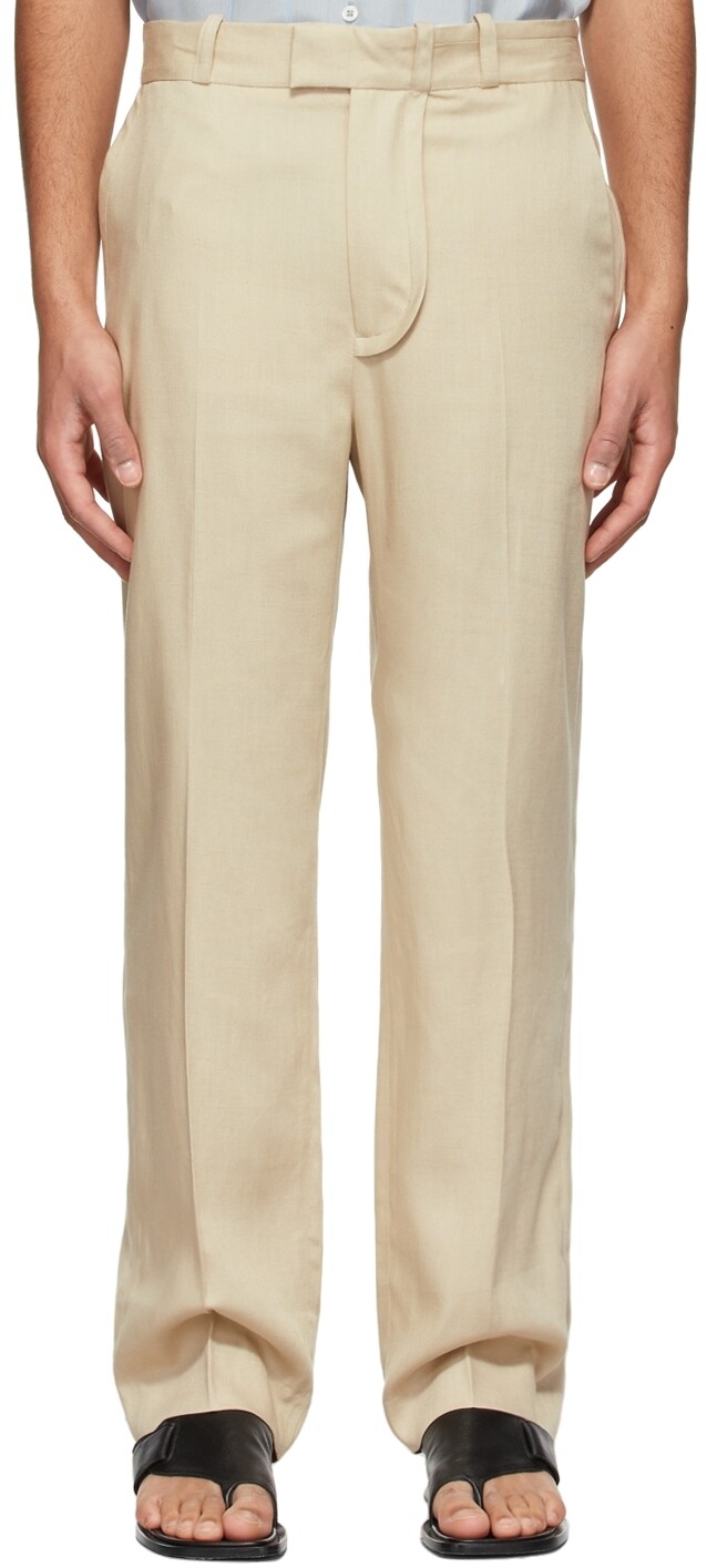

Бежевые брюки 'Le Pantalon Bacio' Jacquemus, Бежевый