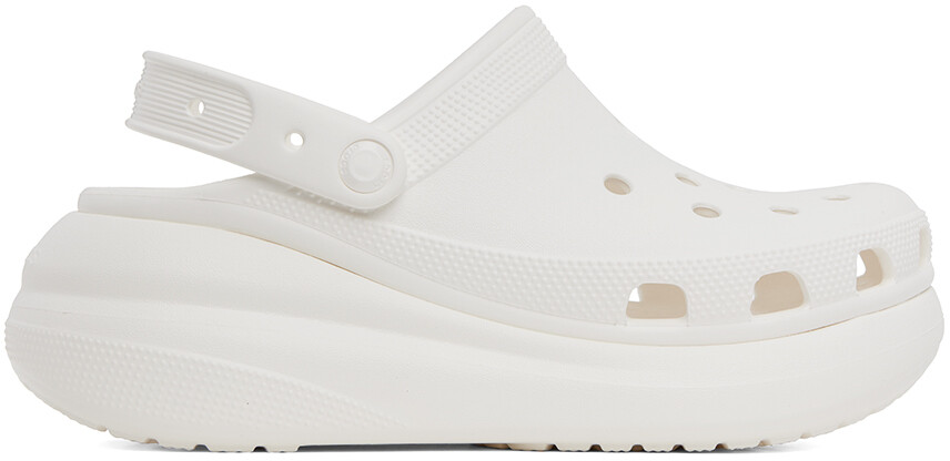 

Белые сабо Crush Crocs