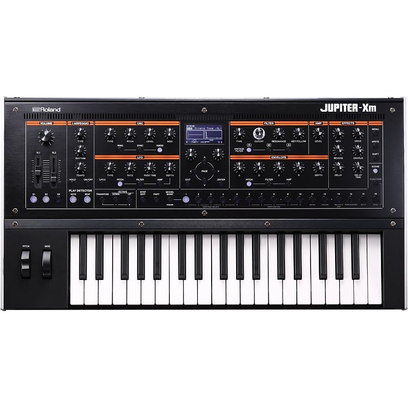 Клавиатурный синтезатор Roland Jupiter-Xm roland ccr jup8tsc jup8 jupiter 8 crew футболка s черная