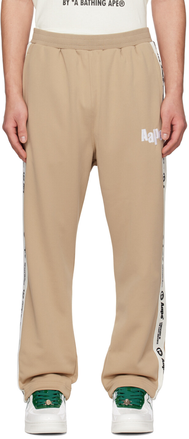 

Бежевые брюки Bonded Lounge AAPE by A Bathing Ape