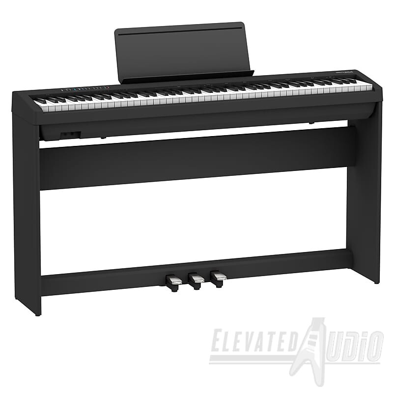 

Roland FP-30X Black 88-клавишное цифровое пианино, полная настройка, со стойкой и 3 педалями, как показано, в наличии FP-30X-BKC