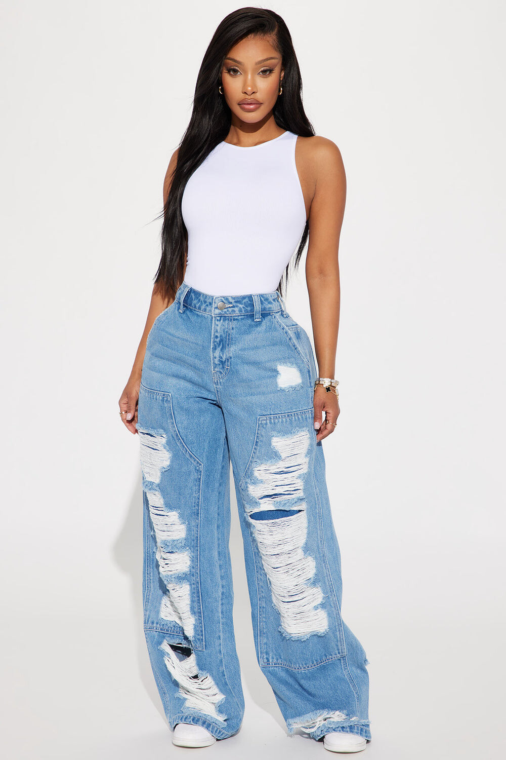 

Джинсы Fashion Nova WV18937SKMD, синий
