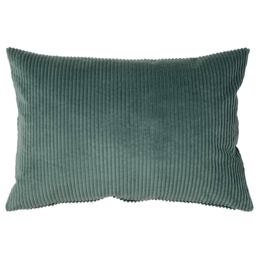 Чехол для подушки Ikea Asveig, 40*58 см, темно-бирюзовый наволочка для подушки ikea klagshamn темно серый