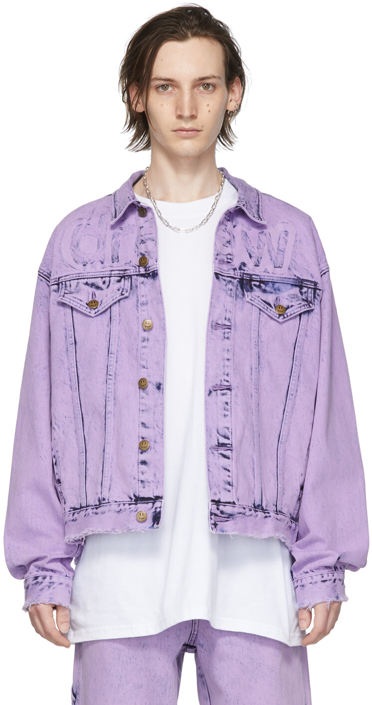 

Джинсовая куртка SSENSE Exclusive Purple Secret Trucker drew house