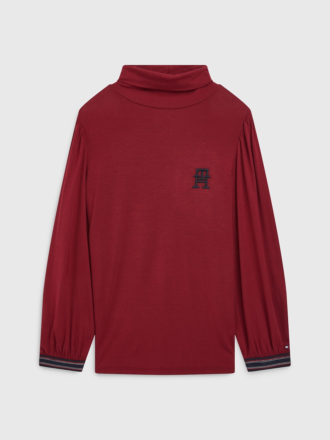 

Футболка Kids' th водолазка с логотипом с монограммой Tommy Hilfiger, руж