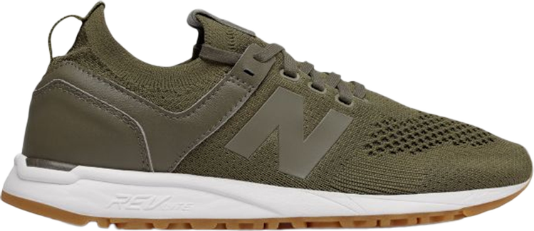 Лимитированные кроссовки New Balance Wmns 247 'Trench', зеленый - фото