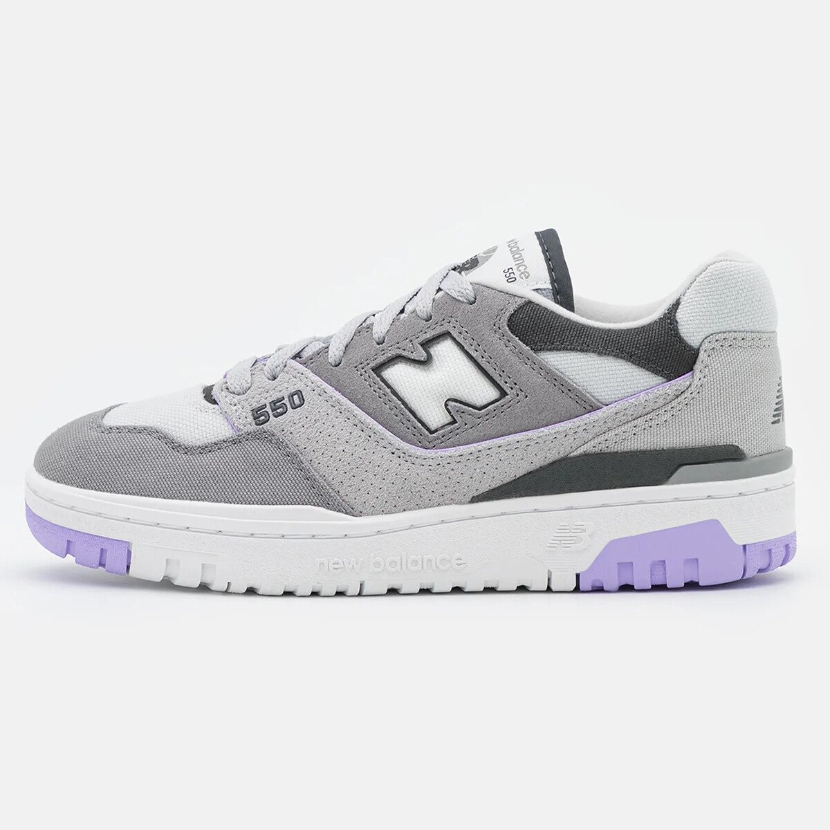

Кроссовки New Balance BBW550, серый/фиолетовый