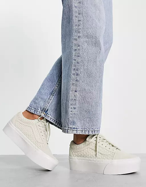 

Кроссовки на высокой подошве Vans Old Skool Stackform, белый