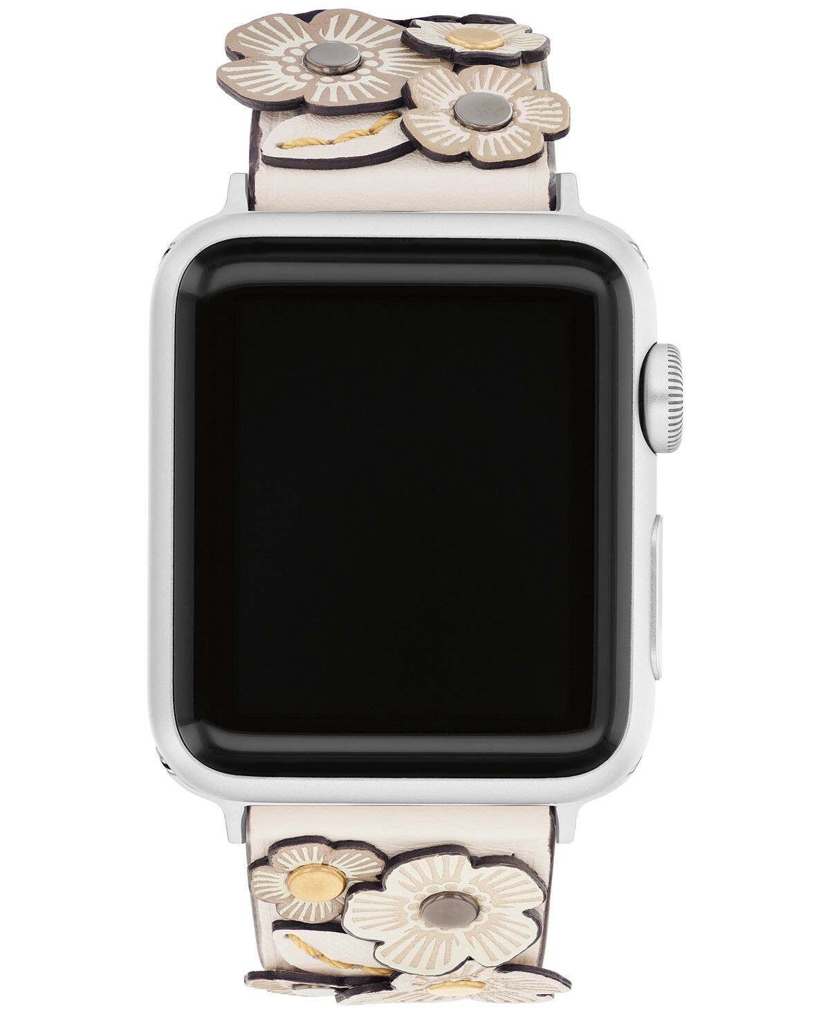 

Кожаный ремешок apple watch с чайной розой, 38 мм/40 мм COACH, серый