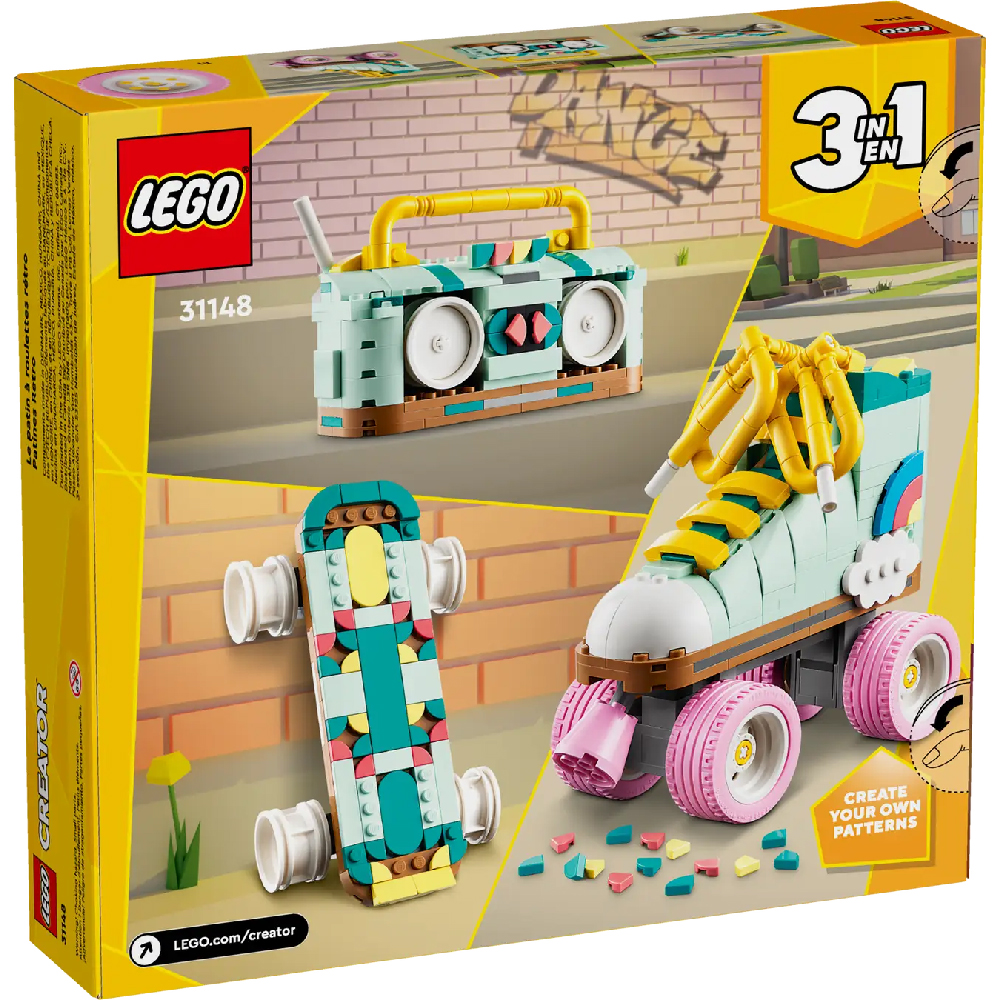 Конструктор Lego Retro Roller Skate 31148, 342 детали lego creator 3in1 игрушка с камерой в стиле ретро ​​3 модели украшения