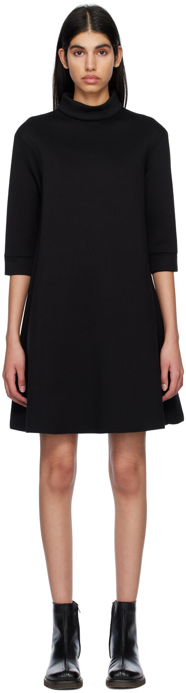 

Черное мини-платье с круглым вырезом S Max Mara