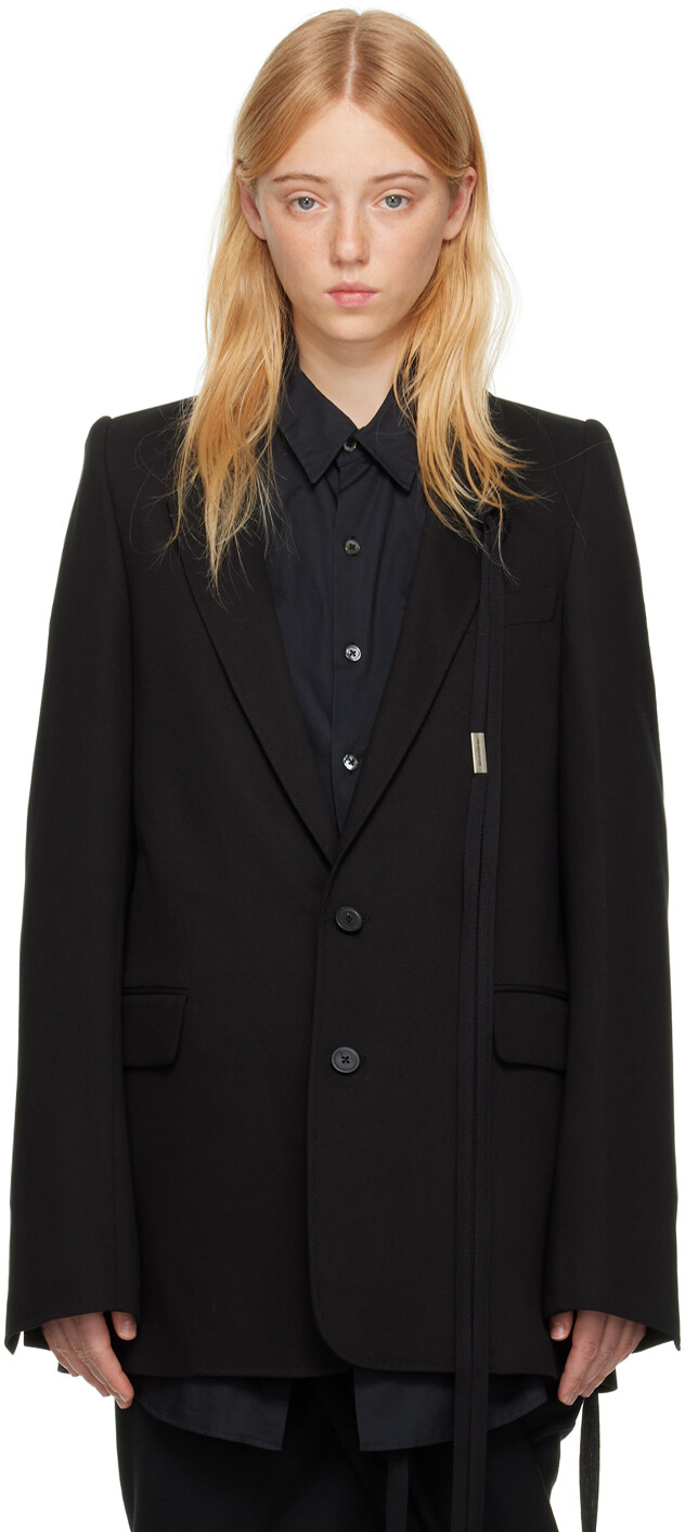 

Черный блейзер Lisbeth Ann Demeulemeester