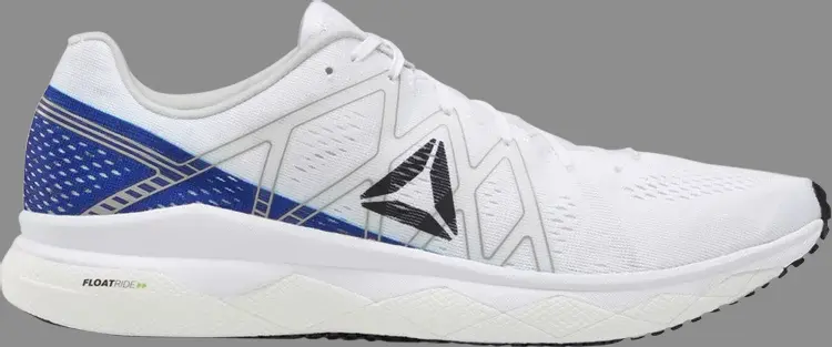 

Кроссовки floatride run fast 'white cobalt' Reebok, белый