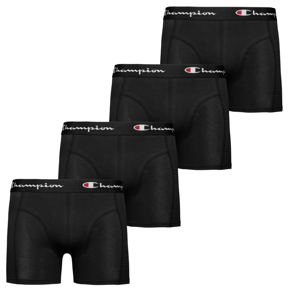 Боксерские шорты 4 шт. боксеры мужские CHAMPION, черный – заказать с  доставкой из-за рубежа через онлайн-сервис «CDEK.Shopping»
