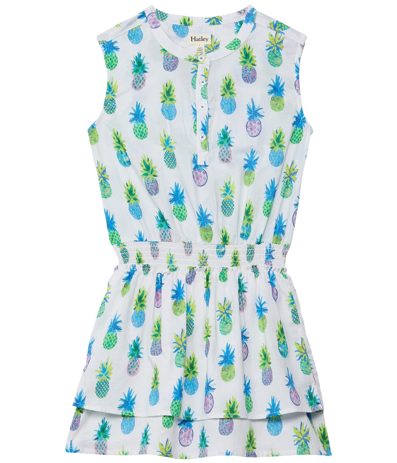 

Платье Hatley Kids, Painted Pineapples Smocked Waist Dress
