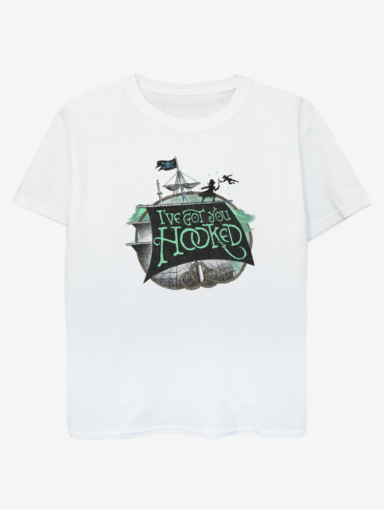 

Детская белая футболка NW2 Disney Peter Pan & Wendy Hooked George., белый