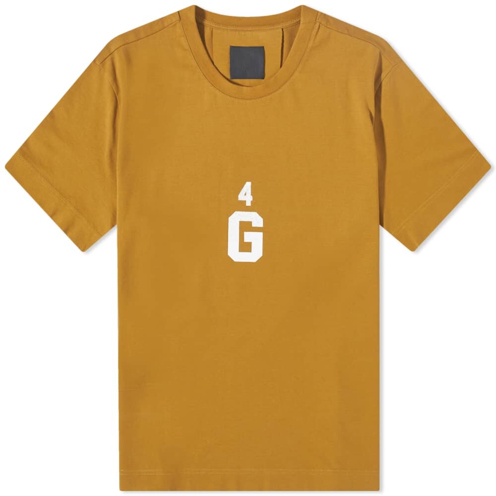 

Футболка Givenchy 4G Front & Back Logo Tee, Коричневый