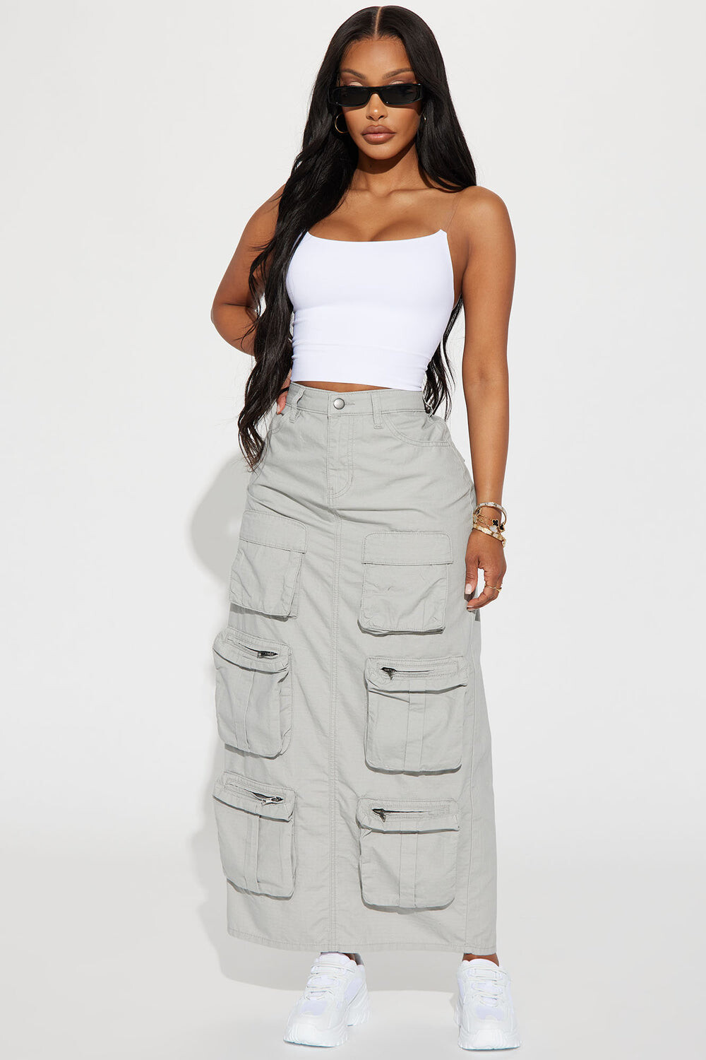 

Юбка Fashion Nova FN2107GRY, серый