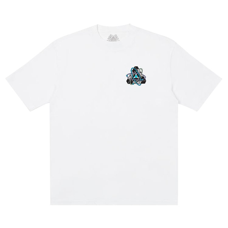 Футболка Palace Tri-Atom T-Shirt 'White', белый