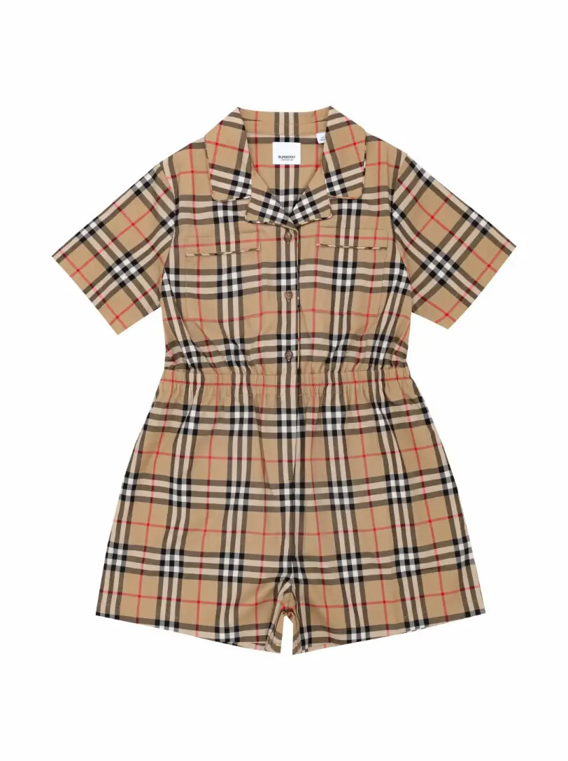 

Хлопковый комбинезон Vintage Check Burberry