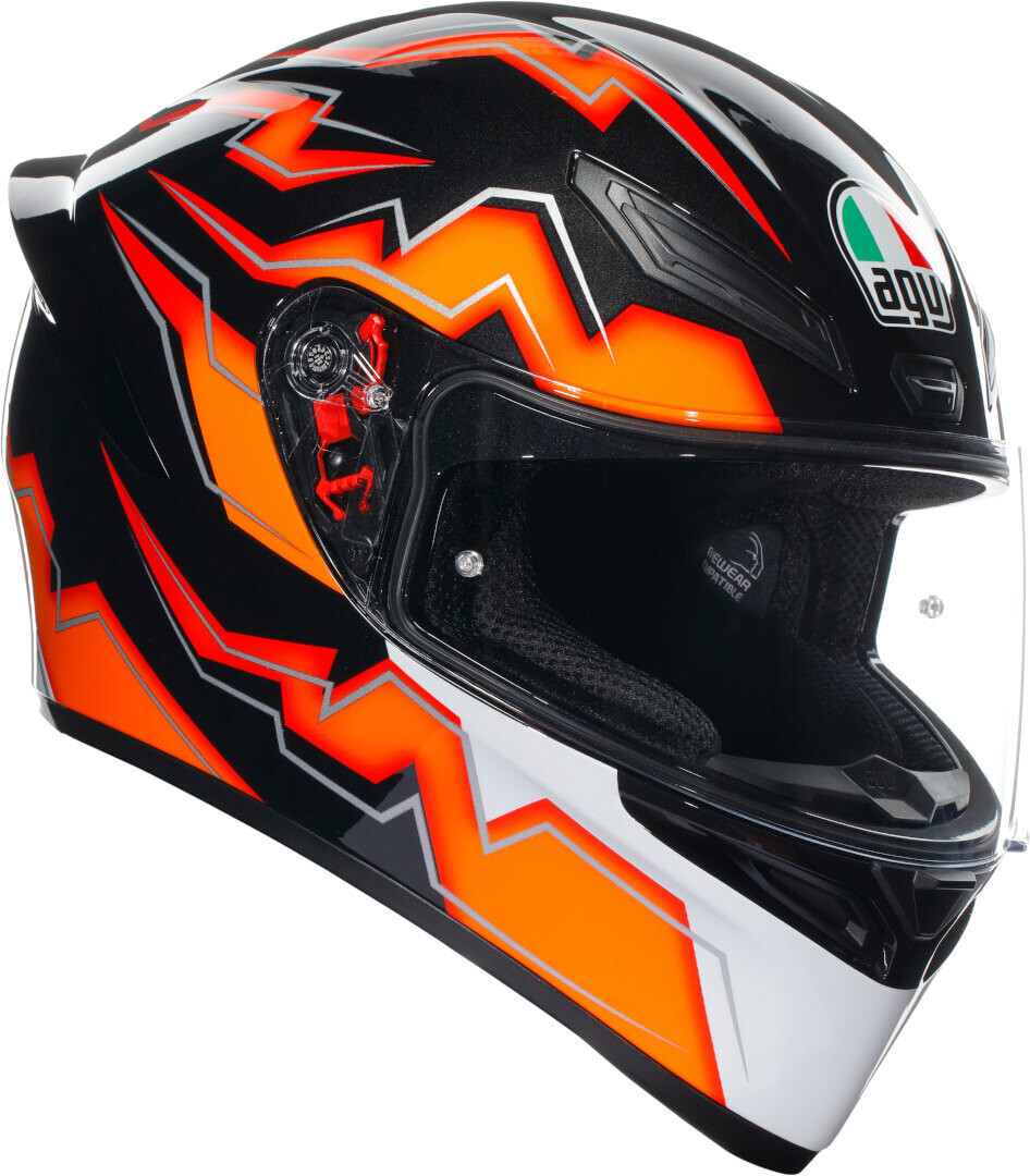 

Шлем AGV K-1 S Kripton, черный/оранжевый