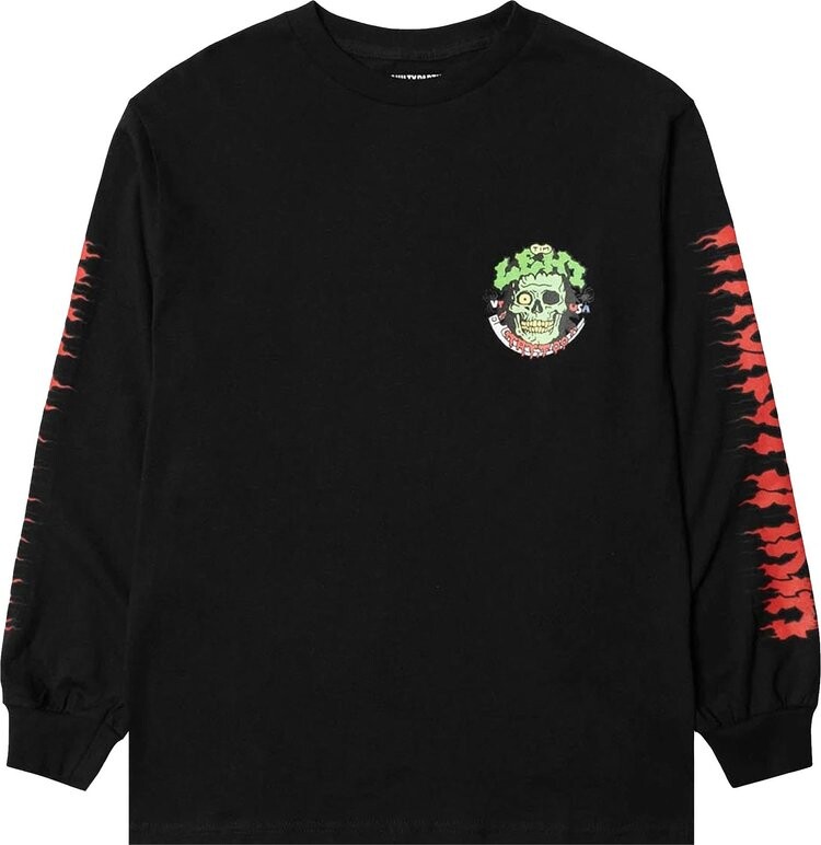 

Футболка Wacko Maria x Tim Lehi Long-Sleeve T-Shirt (Type-1) 'Black', черный