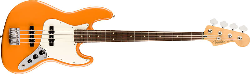 

Fender Player Jazz Bass, накладка на гриф Pau Ferro, цвет Capri Orange