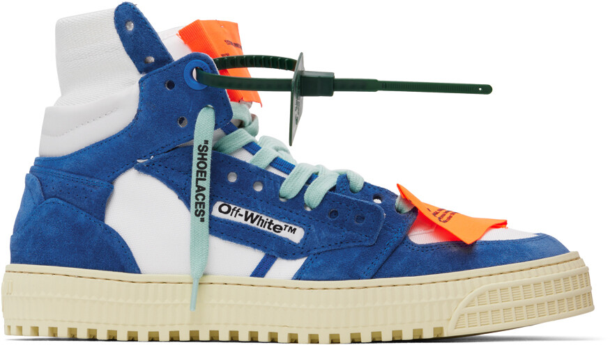 

Синие высокие кроссовки Off-Court 3.0 Off-White