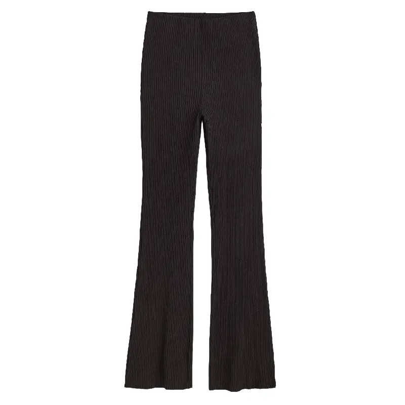 

Легинсы H&M Flared Ribbed, черный