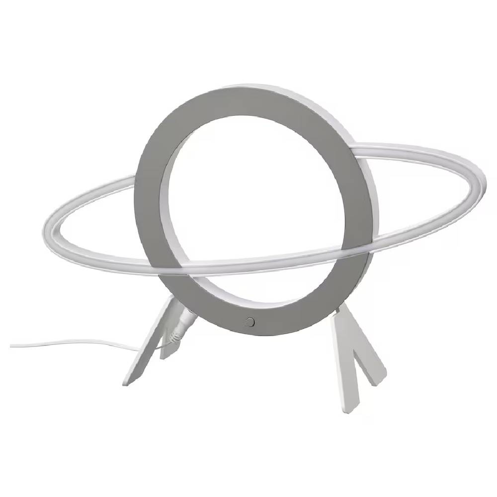 Декоративный светильник светодиодный Ikea Aftonsparv, белый рабочая лампа настольная светодиодная lori цвет бело серебристый