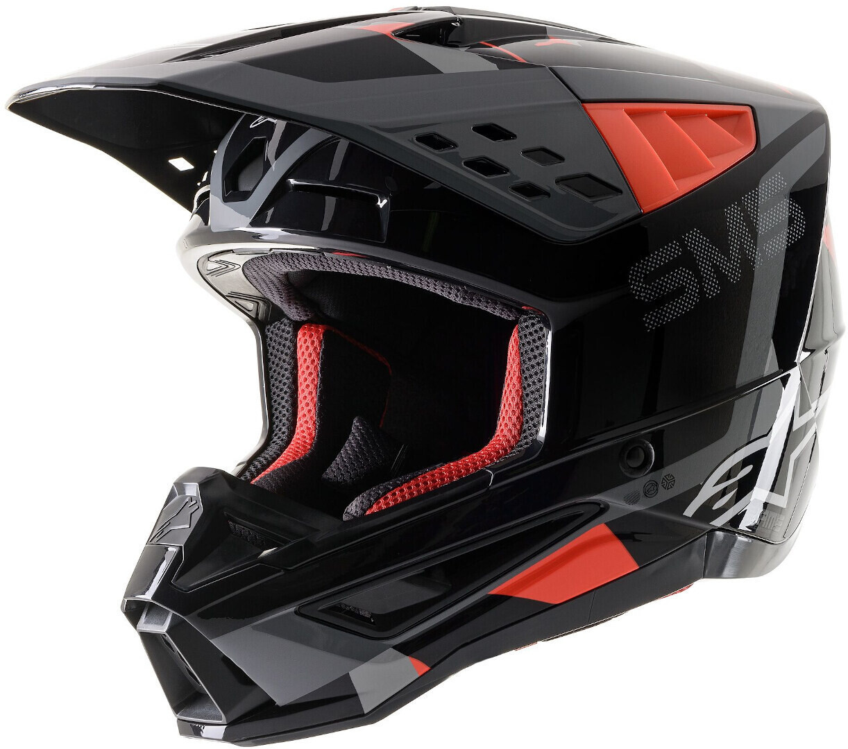 

Мотокросс шлем Alpinestars S-M5 Rover, черный/серый/красный
